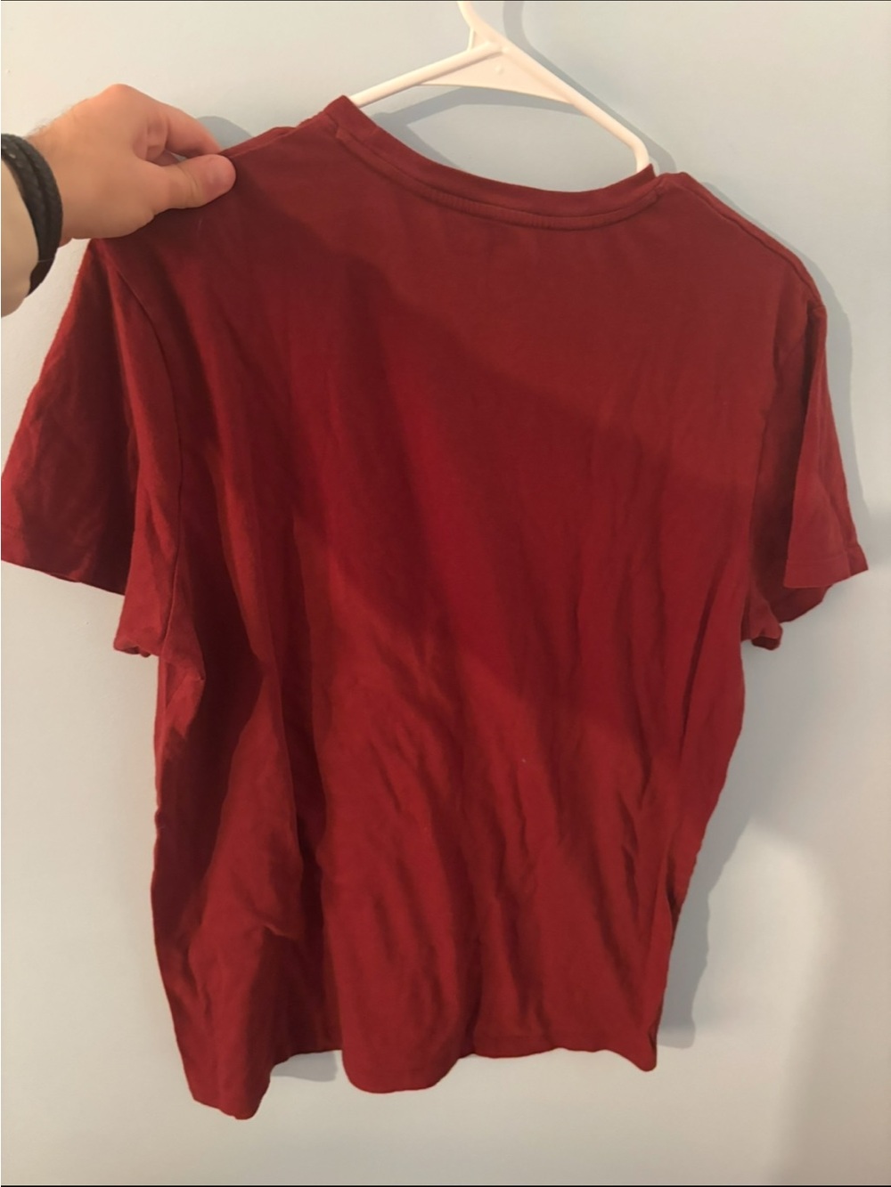 Timberland Classic T-Shirt in Burgundy men’s medium - Picture 3 of 3